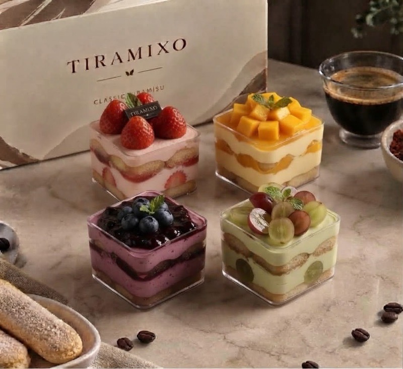 🫐🍋🥥 🍇🥭🍓🤍 تراميسو نكهات بالحبه